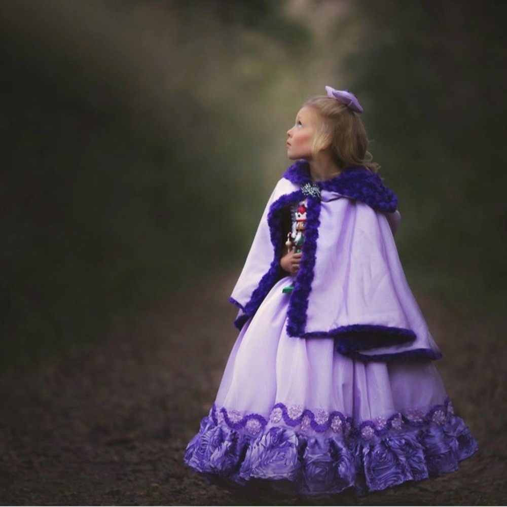 Enchanting Purple Princess Costume for Kids